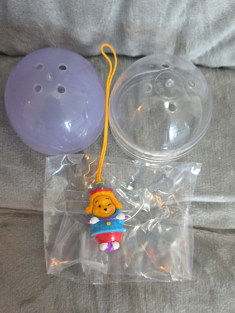 Winnie The POOH - Purple Capsule Toy Surprise with Cute Character Charm